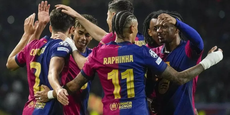 Barca có hàng công mạnh nhất châu Âu