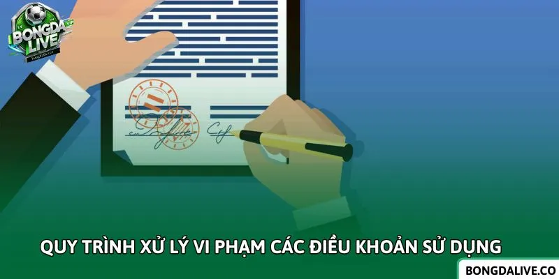 Quy Trình Xử Lý Vi Phạm Các Điều Khoản Sử Dụng